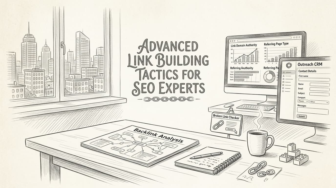 Featured image for Advanced Link Building Tactics for SEO Experts