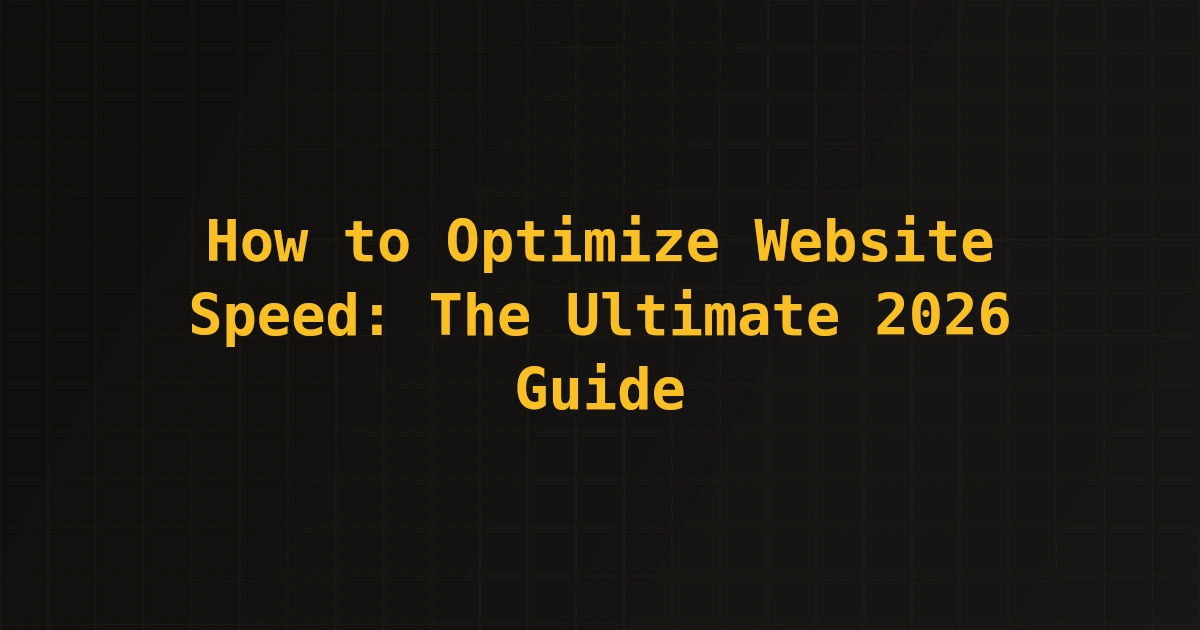 Featured image for How to Optimize Website Speed for Better SEO