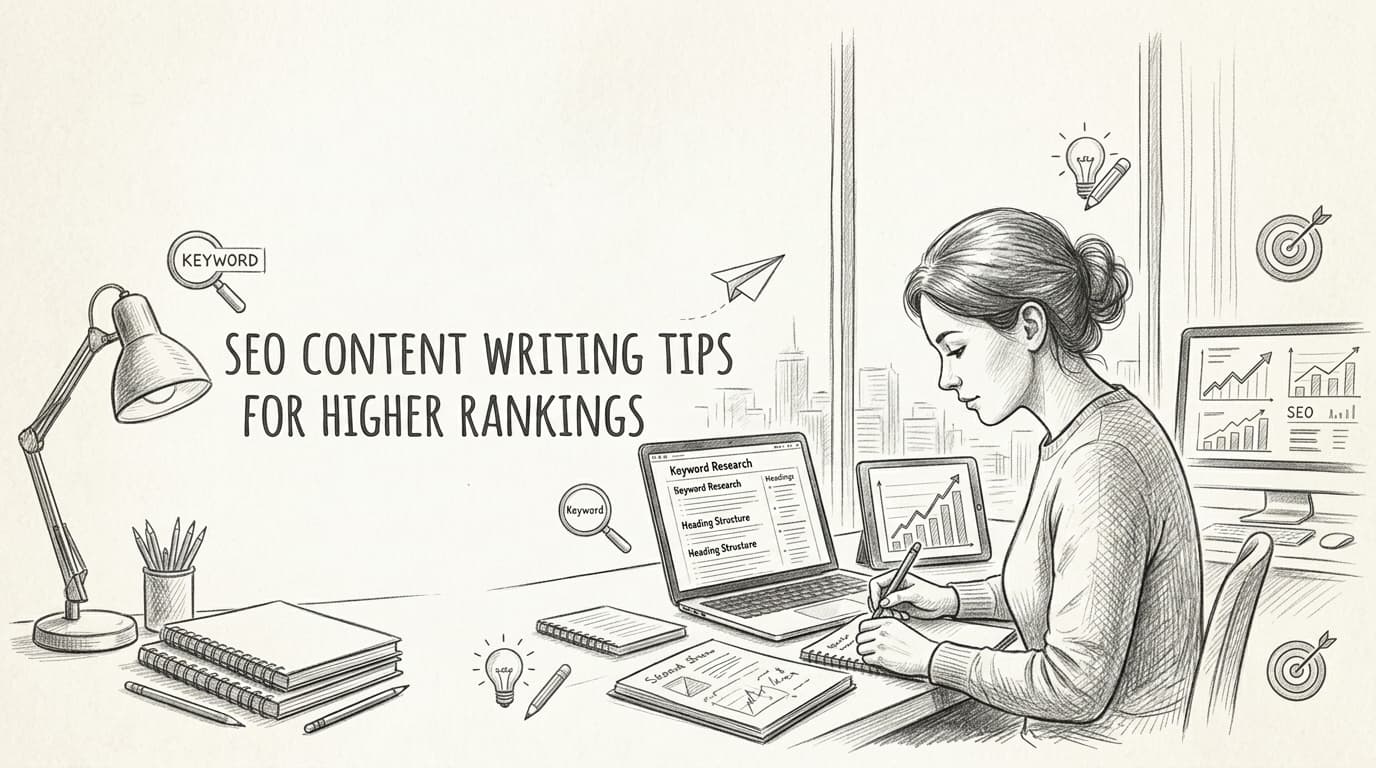 Featured image for SEO Content Writing Tips for Higher Rankings
